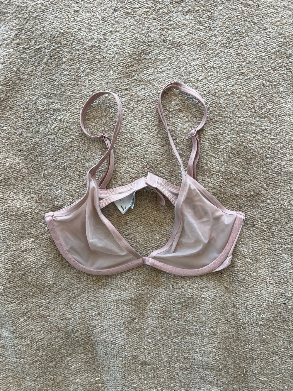 Calvin Klein Sheer Marquisette Underwire Plunge Light Shaping Women's Bra